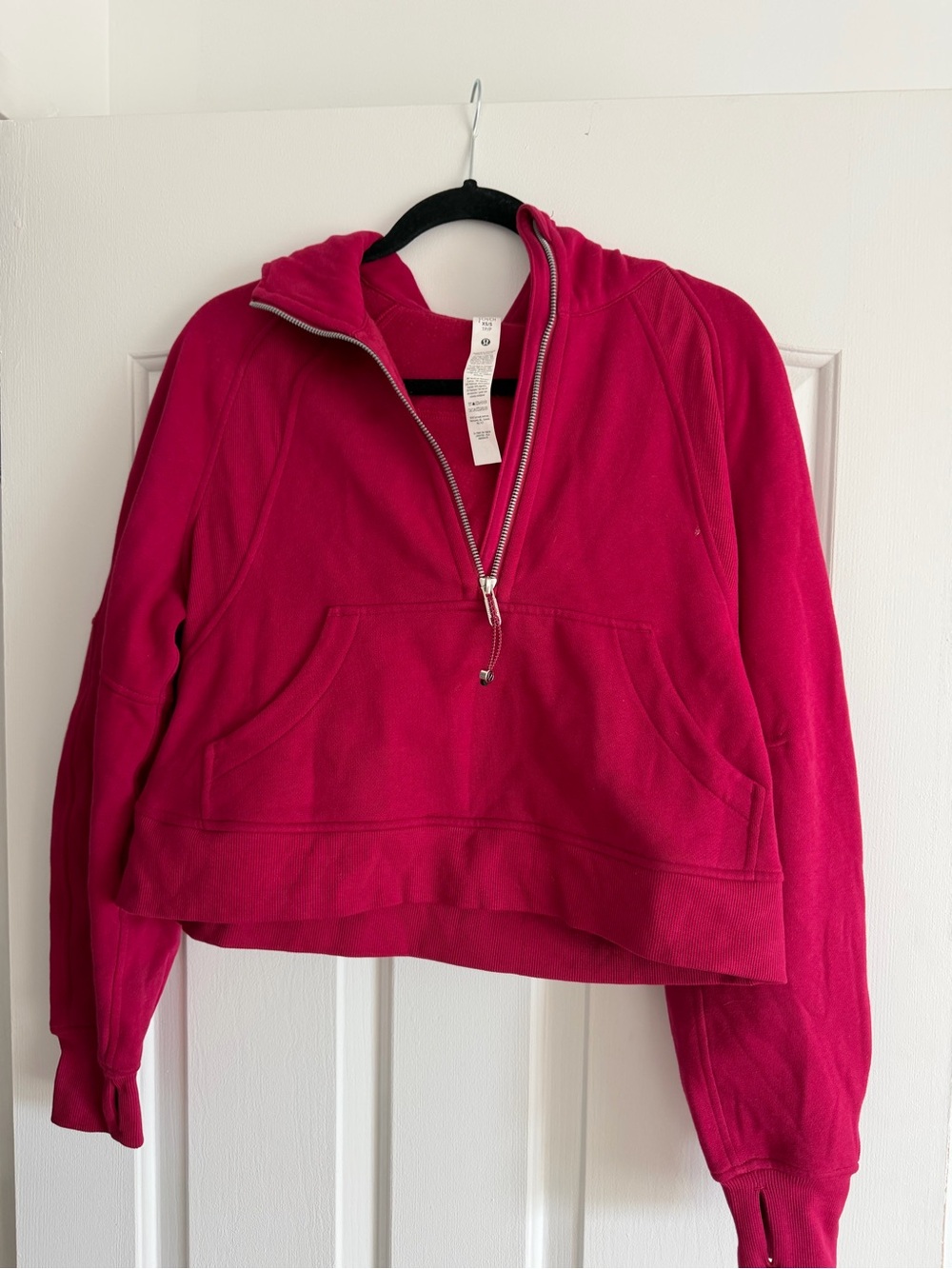 lululemon athletica Half-Zip Hooded Pullover - Fuchsia